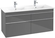 Villeroy & Boch Venticello dulap 125.3x50.2x59 cm sub chiuveta pe perete gri A93001FP