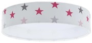 Plafonieră LED GALAXY KIDS LED/24W/230V stele alb/roz/gri