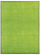 vidaXL Covoraș de ușă lavabil verde 90x120 cm