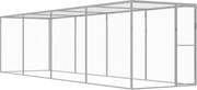 vidaXL Cușcă pentru pisici, 6x1,5x1,5 m, oțel galvanizat
