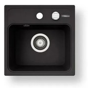 Chiuvetă de bucătărie Pyramis 70168201 CAMEA MINI 40x40 cm granit/negru
