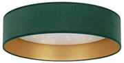 Plafonieră LED VELVET STAR LED/24W/230V d. 40 cm  verde/aurie Brilagi