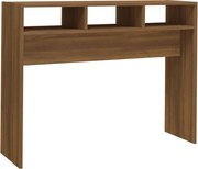 vidaXL Măsuță consolă, stejar maro, 105x30x80 cm, lemn prelucrat