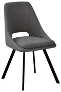 Scaun Bucatarie/Dining Nigmos Tapiterie Boucle Gri Antracit