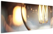 Tablou cu becul aprins (120x50 cm)