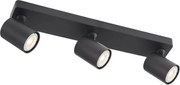 Redo 04-474 - Spot de plafon CAMEO, 3x GU10/35W/230V, negru