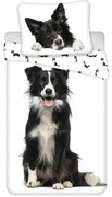 Lenjerie de pat pentru copii din bumbac pentru pat de o persoană 140x200 cm Border Collie – Jerry Fabrics