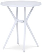 Masă de sufragerie 65 x 65 cm, alb