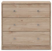 Comodă cu aspect de stejar Tvilum May, 72x68 cm