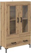 vidaXL Bufet Stejar Artizanal 69,5 x 31 x 115 cm Lemn compozit