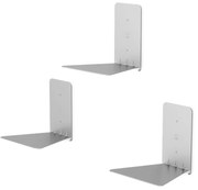 Rafturi argintii 3 buc. din metal 14 cm Conceal – Umbra