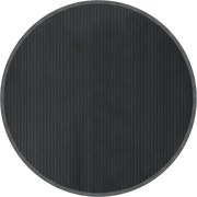 vidaXL Covor rotund, gri, 100 cm, bambus