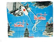 Saltea electrica HouseXL™ Palmiye , 115X150 cm, 80 W, 2 trepte de temperatura, Patura electrica, Albastru