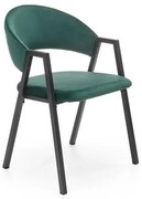 Scaun tapitat k473 – Verde