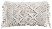 Perna decorativa cu franjuri MACRAME, 30 x 50 cm