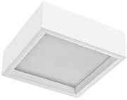 Plafoniera design modern slim din gips alb 25cm BELINA