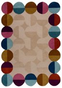 Covor bej țesut manual din lână 120x170 cm Mia Textured Scallop – Flair Rugs