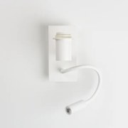 Lampă LED de perete Brilagi NUBILA 1xE27/25W/230V + LED/3W alb/maro