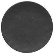 Farfurie neagră/gri pentru desert din gresie ø 22 cm Roda – Costa Nova