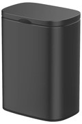 Coș de gunoi din inox Wenko Sare, negru