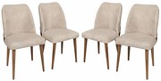 Set de scaune de sufragerie Nova Cream, 4 bucăți, 4 buc