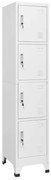 vidaXL Dulap vestiar cu 4 compartimente 38x45x180 cm