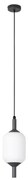 Lustra/Pendul iluminat exterior decorativ SAIGON cone cap R17 gri/alb
