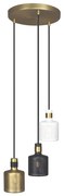 Lustra cu 3 pendule design industrial Alberta 5092 RX