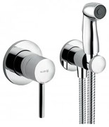 Set de dus pentru igiena intima, Kludi Bozz, baterie incastrata, para, agatatoare, furtun 125cm, crom, 389990576