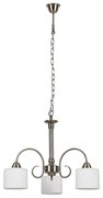 Rabalux 7275 - Lustră EDITH 3xE27/60W/230V bronz
