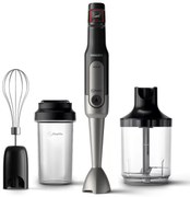 Blender Philips Viva Collection HR2652/90, 800 W, 500 ml, Otel inoxidabil,  ProMix, SpeedTouch, Negru