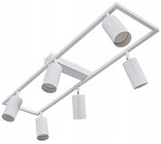 Plafonieră cu spoturi 6xGU10/30W/230V alb