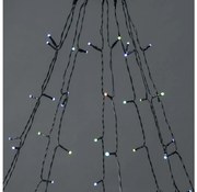 Nedis WIFILXT01C180 - LED RGB perde de Crăciun 240 LED, 11 funcții, 8m, IP65, Wi