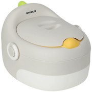 AIYAPLAY 3-în-1 Oliță pentru copii, scaun detașabil, tapițerie din piele ecologică, până la 50 kg, 6 luni până la 6 ani, Gri | Aosom Romania