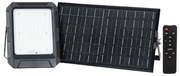 Proiector solar LED 15W 3,7V IP65 4000K negru + telecomandă