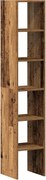 vidaXL Biblioteci 2 buc Lemn vechi stivuibil 30x30x80cm Lemn prelucrat