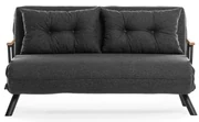 Canapea extensibilă Sando 2 Dark Grey