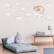 Autocolante de perete - Urs în nori