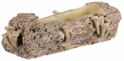 Ambalaj din beton - ghiveci, lemn cu ciuperci, 41x 19 x 13 cm, maro, 41 cm