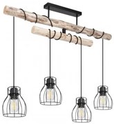 Suspensie vintage 4 becuri E27 Mina 15326-4D Globo