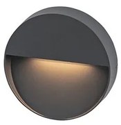 Aplica LED de perete pentru iluminat exterior, lumina ambientala, IP65 Bongo negru