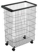 Coș de rufe negru din metal 55 l Tower – YAMAZAKI