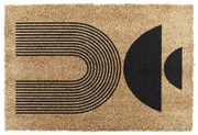 Covoraș de intrare din fibre de nucă de cocos 40x60 cm Half Moon – Artsy Doormats