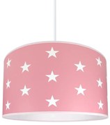 Lampa copii STARS PINK 1xE27/60W/230V