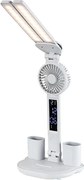 Rabalux NOVILO 74030 - Lampă de birou LED reglabilă cu ventilator, LED 7W/5V