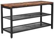 Pantofar DAVOR maro/negru