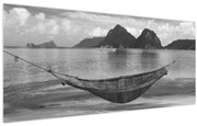 Tablou - Hamac pe plajă (120x50 cm)