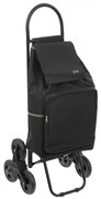 Carucior cumparaturi Normade Black, textil, 43 x 36 x 99 cm