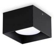 Spot aplicat Spike pl1 square negru
