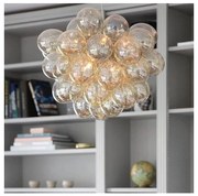 Lustră pe cablu ByRydens 4200440-5503 GROSS 8xG9/4W/230V fumuriu/maro